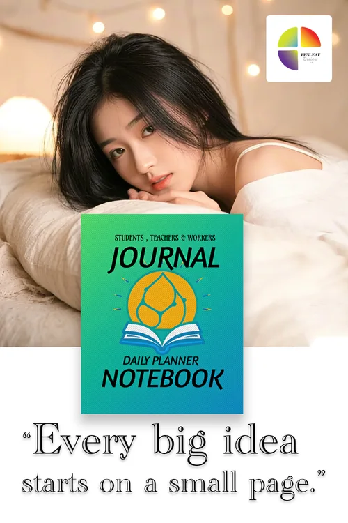 Penleaf Journals daily planner notebook poster